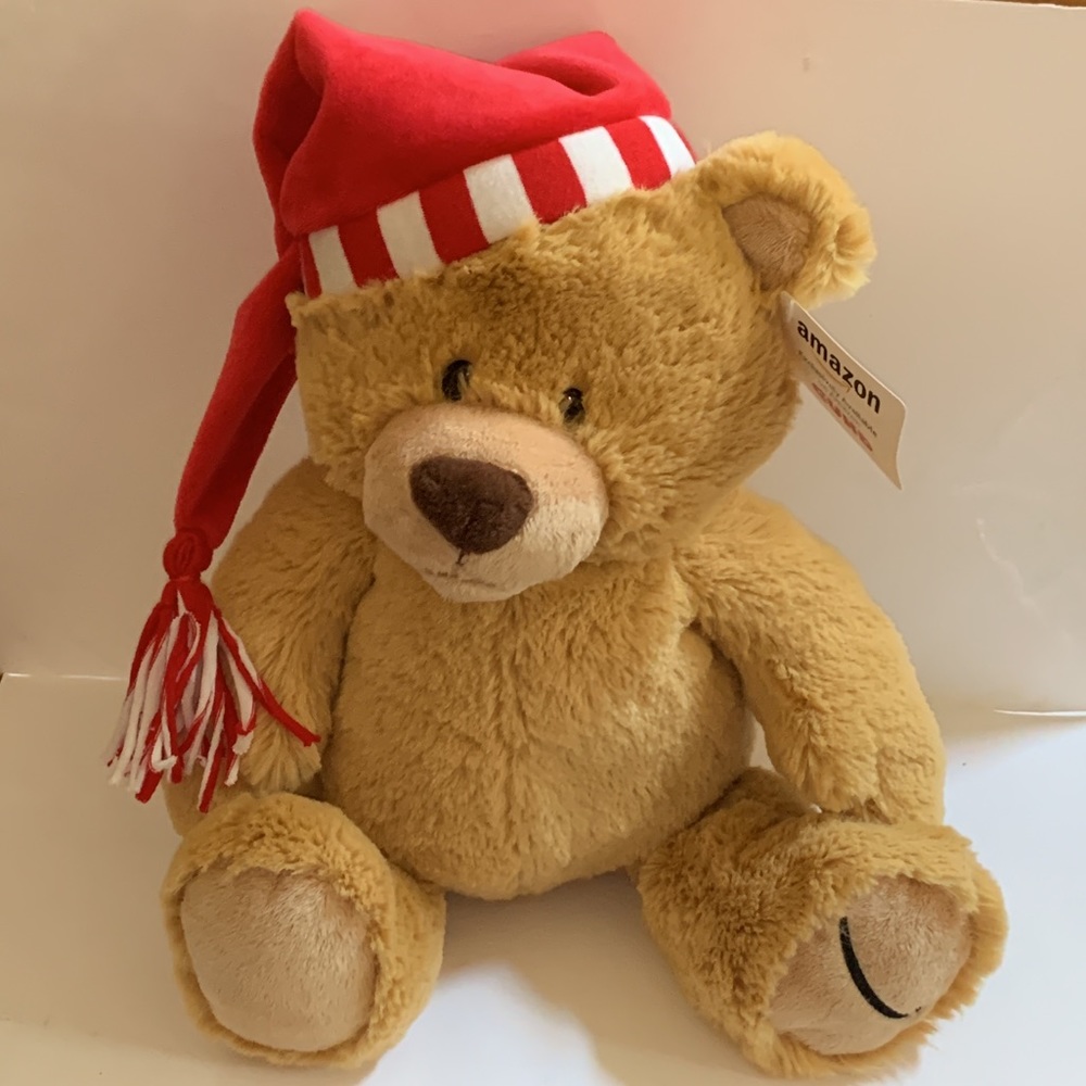 NWT Christmas Holiday Bear Plushie Stuffed Toy Animal Plush